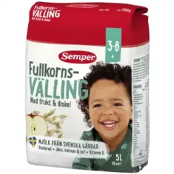 Semper Fullkornsvälling Frukt & Dinkel Från 3år 5l