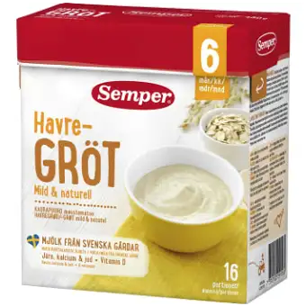 Semper Havregröt Natur 6m 3 Semper Havregröt Natur 6m