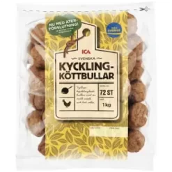 ICA Kycklingköttbullar 1kg