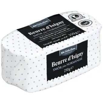 ICA Selection Smör Från Normandie 80% 250g 3 ICA Selection Smör Från Normandie 80% 250g