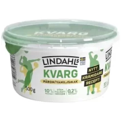 Lindahls Kvarg Päron Vanilj 500g