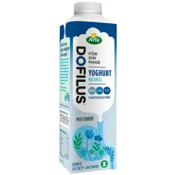 Arla Yoghurt Dofilus Naturell Laktosfri 1000g 3 Arla Yoghurt Dofilus Naturell Laktosfri 1000g