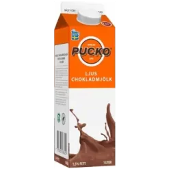 Cocio Chokladmjölk Ljus Pucko Mellanmjölk 1,5% 1l