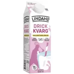 Lindahls Drickkvarg Hallon Vanilj Laktosfri 1000ml