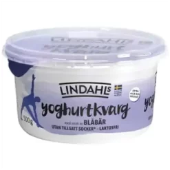 Lindahls Yoghurtkvarg Blåbär Laktosfri 500g