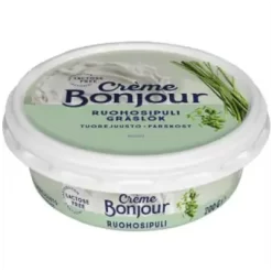 Creme Bonjour Färskost Gräslök Laktosfri 200g