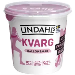 Lindahls Kvarg Hallon 900g Lindahls