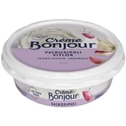 Creme Bonjour Färskost Vitlök Laktosfri 200g