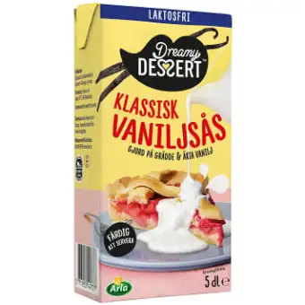 Dreamy Dessert Klassisk Vaniljsås Laktosfri 500ml 3 Dreamy Dessert Klassisk Vaniljsås Laktosfri 500ml