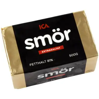 ICA Smör Extrasaltat 8 3 ICA Smör Extrasaltat 8