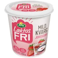 Arla Kvarg Mild Jordgubb Laktosfri 1000g