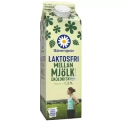 Skånemejerier Mellanmjölk Laktosfri Eko