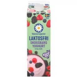 SKåNEMEJERIER Yoghurt Skogsbär Laktosfri 2,4% 1000g
