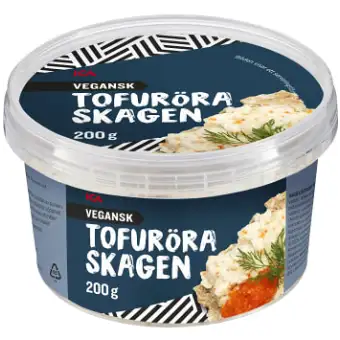 Ica Tofuröra Skagen Vegansk 200g 3 Ica Tofuröra Skagen Vegansk 200g