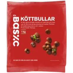 ICA Basic Köttbullar Färska 1kg