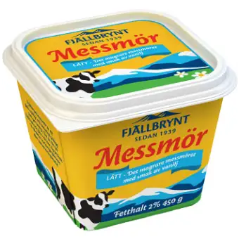 Fjällbrynt Messmör Lätt 2% 450g 3 Fjällbrynt Messmör Lätt 2% 450g