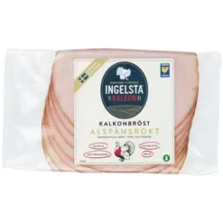 Ingelsta Kalkon Kalkonbröst Alrökt Skivad 110g