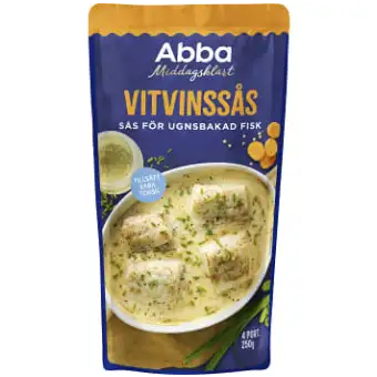 Abba Vitvinssås Torsk 3 Abba Vitvinssås Torsk