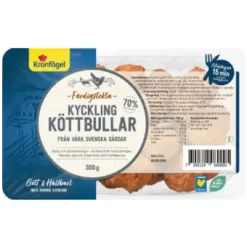 KRONFåGEL Kycklingköttbullar 300g