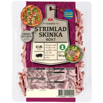 ICA Skinka Strimlad Rökt 3 ICA Skinka Strimlad Rökt