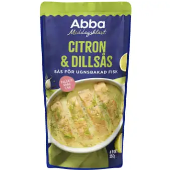 Abba Citron & Dillsås För Ugnsbakad Lax 3 Abba Citron & Dillsås För Ugnsbakad Lax