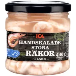 ICA Räkor Handskalade Stora I Lake 200g