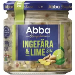 Abba Sill Ingefära & Lime 240g