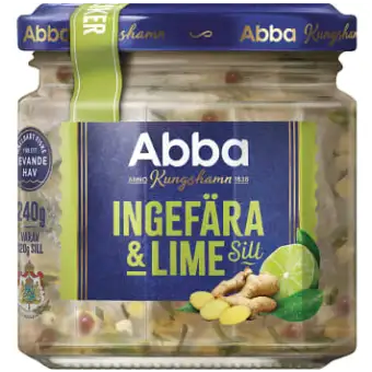 Abba Sill Ingefära & Lime 240g 3 Abba Sill Ingefära & Lime 240g
