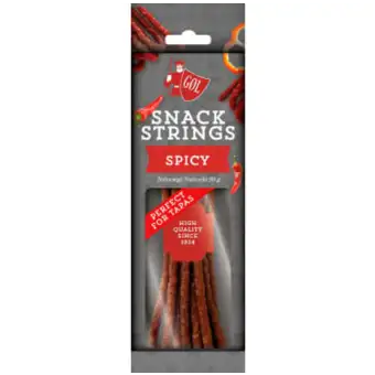 GöL Ölkorv Snack Strings Spicy 90g 3 GöL Ölkorv Snack Strings Spicy 90g