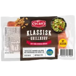 Scan Grillkorv Med Skinn