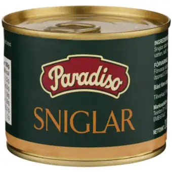 PARADISO Sniglar 210g Paradiso 3 PARADISO Sniglar 210g Paradiso