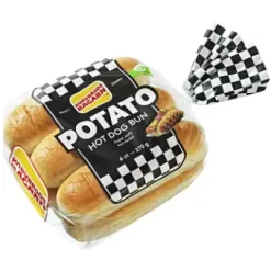 Korvbrödsbagarn Potato Hot Dog Bun 6-p 270g