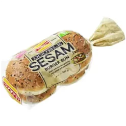 Korvbrödsbagarn Hamburgerbröd Double Sesam 4-p 320g