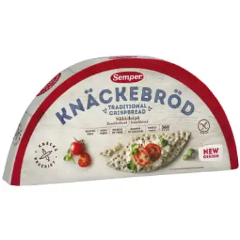 Semper Knäckebröd Glutenfri 3 Semper Knäckebröd Glutenfri