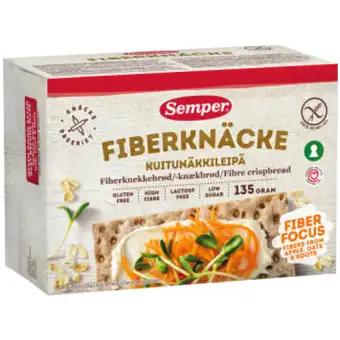 SEMPER Fiberknäcke 135g 3 SEMPER Fiberknäcke 135g