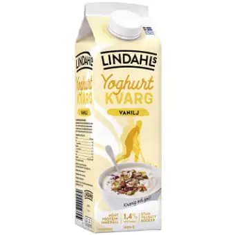 Lindahls Yoghurtkvarg Vanilj 1l 3 Lindahls Yoghurtkvarg Vanilj 1l