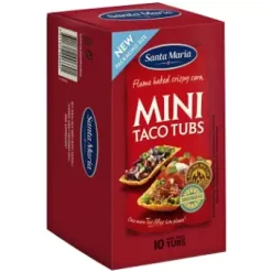 Santa Maria Mini Taco Tubs 10-p 86g