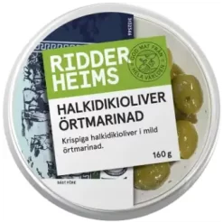 Ridderheims Halkidikioliver örtmarinad 160g