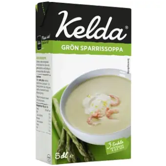 Kelda Grön Sparrissoppa 3 Kelda Grön Sparrissoppa