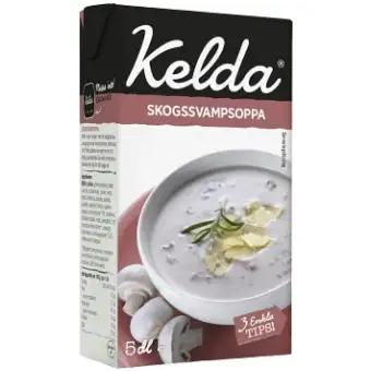 Kelda Skogssvampsoppa 5% 3 Kelda Skogssvampsoppa 5%