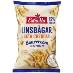Estrella Linsbågar Sourcream And Onion