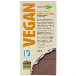 Greenstar Choklad Ljus Salty Caramel Vegan Ekologisk 100g