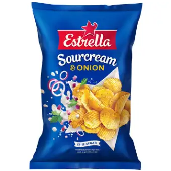 Estrella Sourcream & Onion Chips 3 Estrella Sourcream & Onion Chips