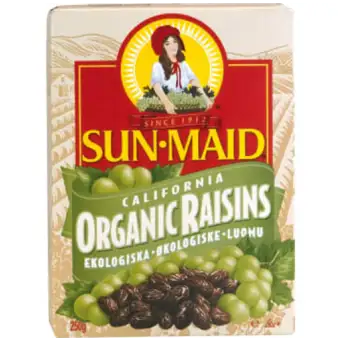 Sun Maid Russin Ekologisk 250g 3 Sun Maid Russin Ekologisk 250g