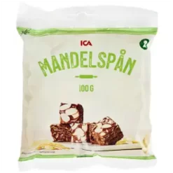 ICA Mandelspån Blancherade 100g ICA