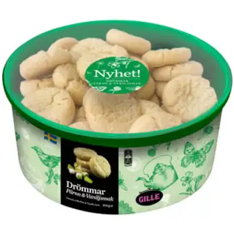 Gille Drömmar Päron & Vaniljsmak 300 G 3 Gille Drömmar Päron & Vaniljsmak 300 G