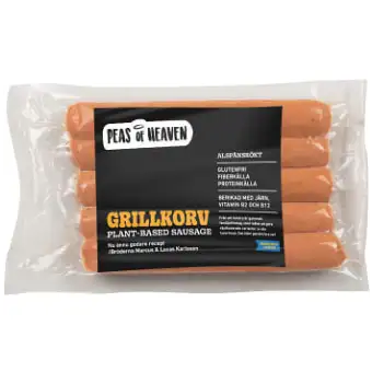 Peas Of Heaven Grillkorv Vegan 250g 3 Peas Of Heaven Grillkorv Vegan 250g