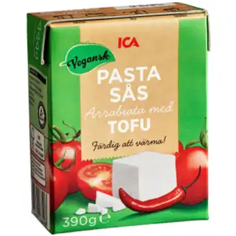 Ica Pastasås Arrabiata Med Tofu Vegansk 390g 3 Ica Pastasås Arrabiata Med Tofu Vegansk 390g