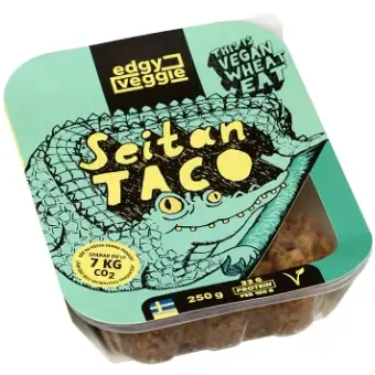 Edgy Veggie Pulled Seitan Taco 250g 3 Edgy Veggie Pulled Seitan Taco 250g