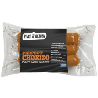 Peas Of Heaven Chorizo Vegan Perfect 210g 3 Peas Of Heaven Chorizo Vegan Perfect 210g